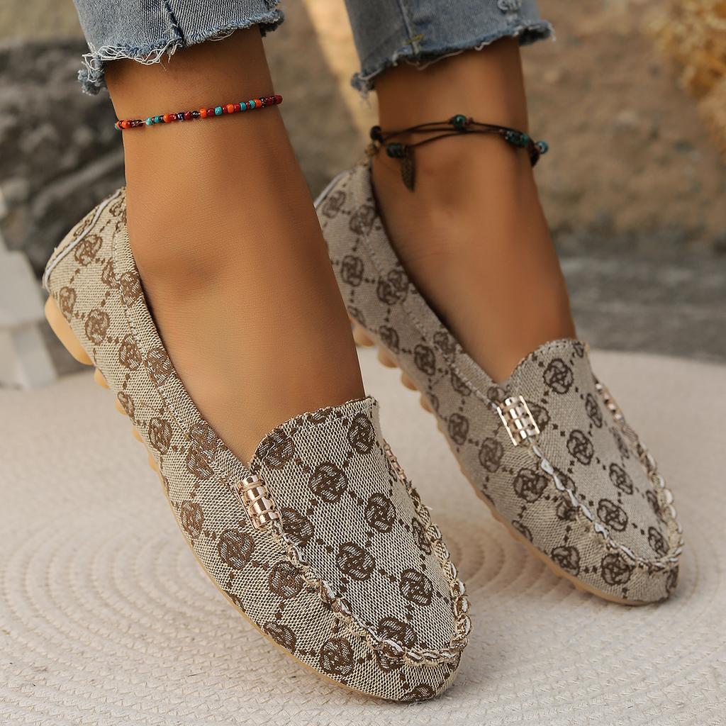 Весенне-осенние лоферы, износостойкие женские повседневные туфли на одной платформе, модные нескользящие мягкие туфли на плоской подошве, спортивные лоферы, Zapatos De Mujer