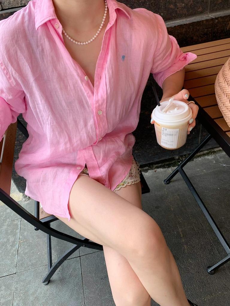 RL Ralph Lauren Хлопковая рубашка-поло с длинным рукавом и логотипом Small Pony для защиты от солнца - Мужская и женская коллекция Весна/Осень.