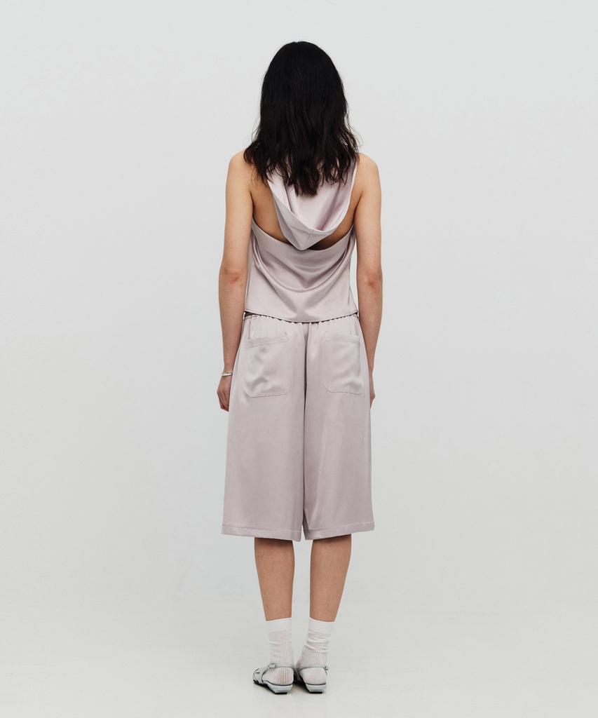SEALOT Signature Low-Cut Eyelet Satin Half Pants (Pale Lavender)