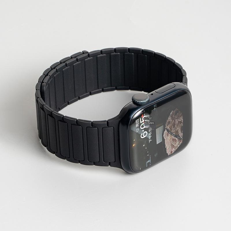 Силиконовый ремешок Jingyi для Apple Watch S7/S8/S9/S11 и iWatch10 с магнитной застежкой