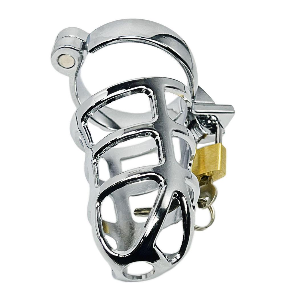 Мужской пояс верности из сплава с замком - Альтернативная эротическая игрушка