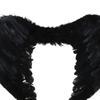 Black White Red Pink Angel Wings & Halo Feather Fancy Dress Props Party Supplies Fairy  Adults&Kids