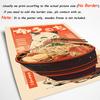 Kawaii Japanese Ramen Canvas Painting Animal Cats Posters and Prints Noodles Food Wall Pictures for Kitchen Room Home Decoration