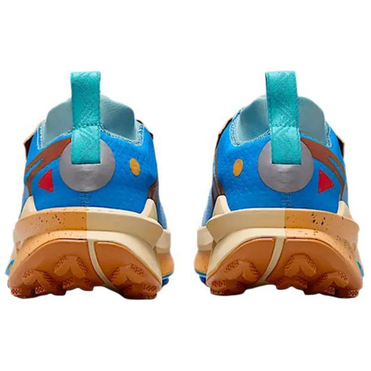 Новые кроссовки для трейлраннинга Nike ZoomX Zegama Trail 2 Support с низким верхом, мужские, синие FD5190-401