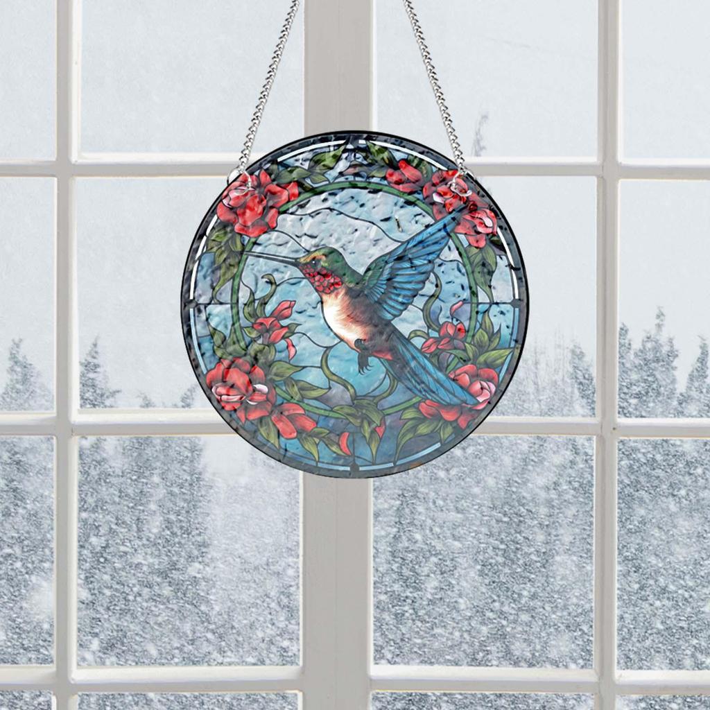 Beautiful Glass Bird Wall Decor for Home and Garden