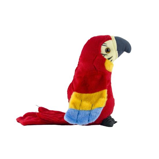 Кукла-попугай, записывающая говорящая электрическая кукла, игрушка со звуком, интерактивная повторяющаяся плюшевая игрушка-попугай, лоскутные крылья, мягкое развлечение