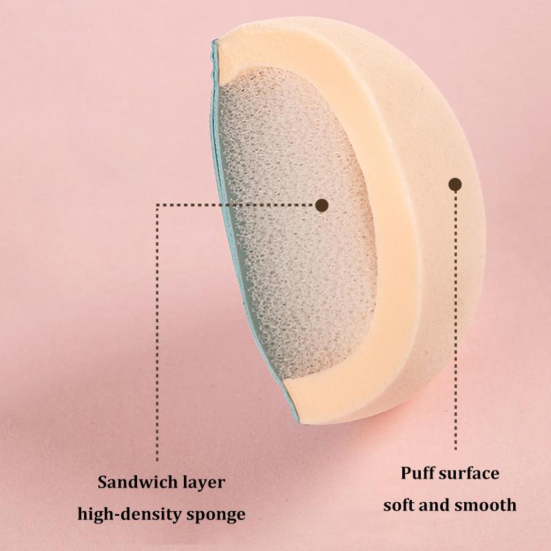 1/3 шт. Мини-пуховка для пальцев Утолщенная Пуховка для Пудры Консилер Румяна Мягкий Спонж для Макияжа Влажное Сухое Использование Инструмент для Детализации Лица