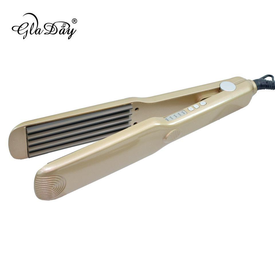 Электрическая плойка для кукурузных локонов для пышных волос: Двойной выпрямитель для волос и прикорневой объем для стилистов