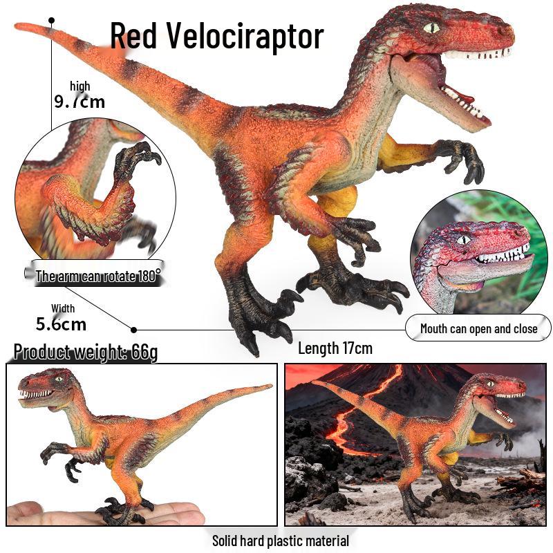 Dinosaur & Dragon Plastic Toy Set: Mythical Animal Figures for Kids