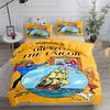 Tintin Adventure Tales Children Duvet Cover Set King Queen Double Twin Single Bed Linen Set