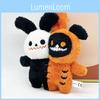 Halloween Double Headed Plush Ghost Dolls With Embroidery Design For Kids Gift