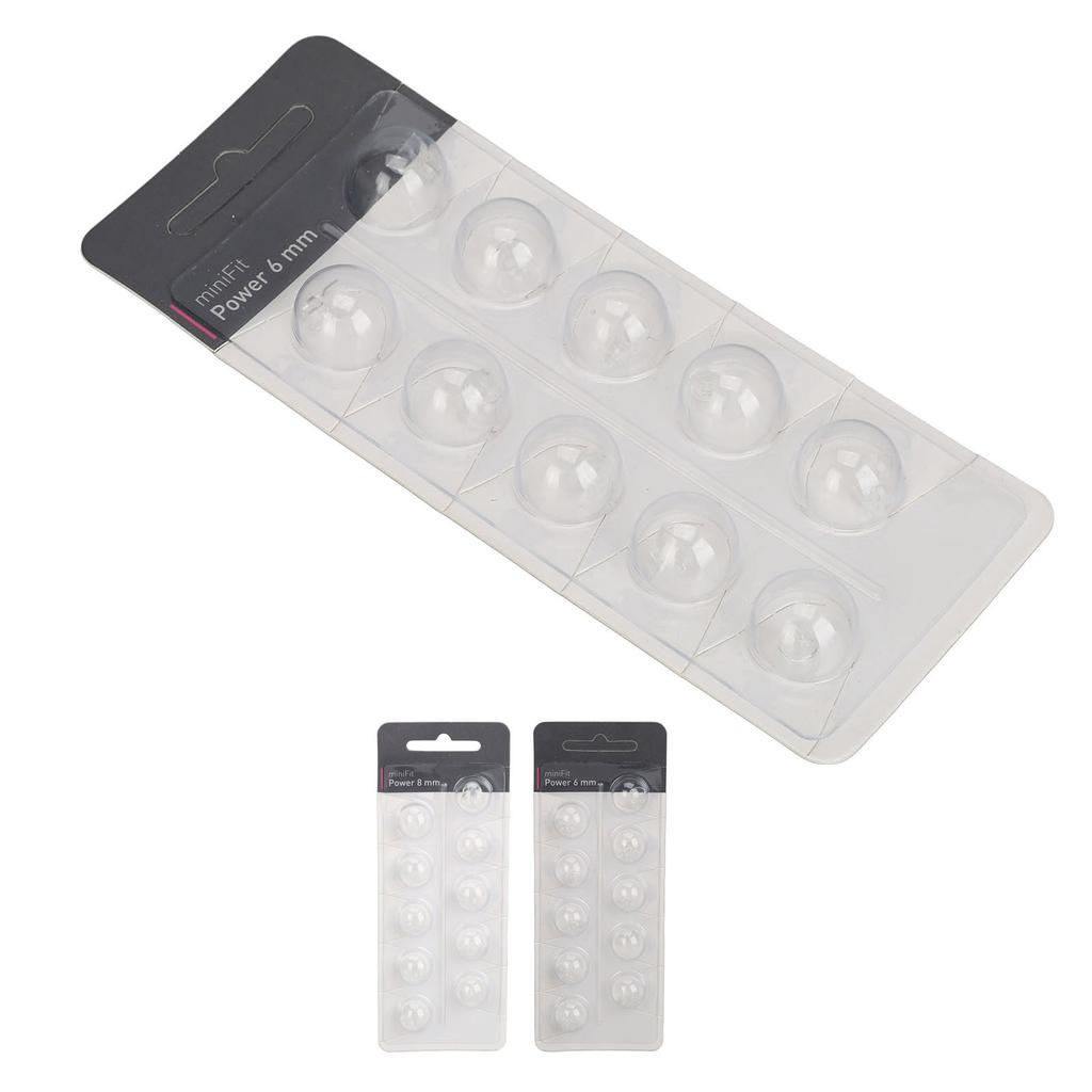 10PCS Hearing Ear Tips Higher Transparency Layer Closed Comfortable Anti Static Sound Aid Domes