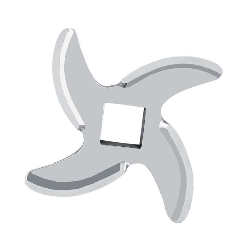 Лезвие для мясорубки 4 лезвия из нержавеющей стали квадратное отверстие нож для мясорубки домашняя кухня запчасти для мясорубки аксессуары