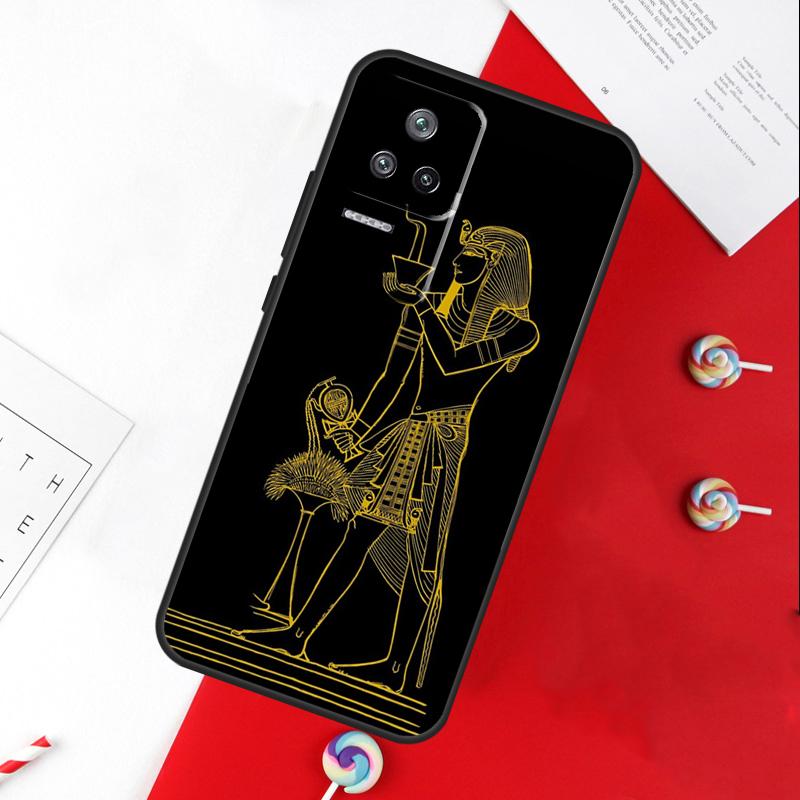 Египет Нефертити Анубис Анх Чехол Для Xiaomi 11T 12T 13T 14T Pro 13 14 15 Ultra POCO X7 Pro X3 X5 X6 F5 F6 M6 Pro Чехол