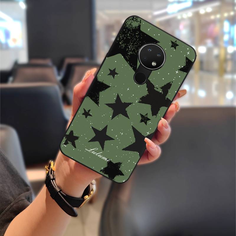 Full Wrap Protective Phone Case For Nokia 6.2/7.2 Fashion Design Cartoon Cute Anti-knock Dirt-resistant Anti-dust TPU