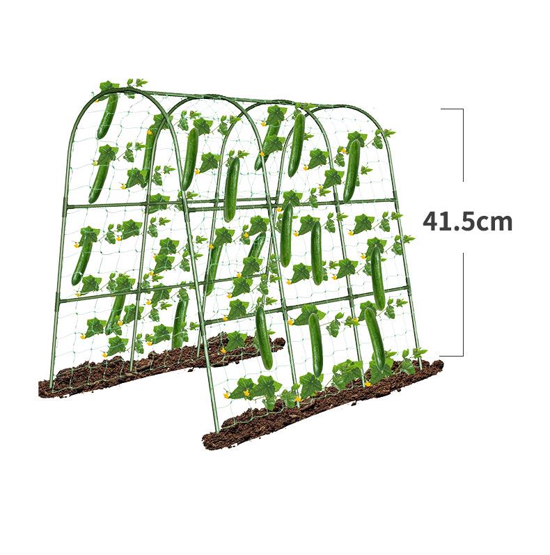 Стальная арочная труба с пластиковым покрытием: U-образная опора для вьющихся растений в теплице для огурцов и томатов