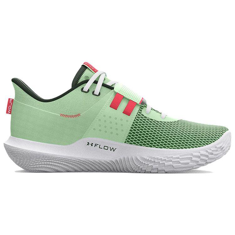 Under Armour Баскетбольные кроссовки Flow Futr X Унисекс Аква Пена Белый Зеленый Розовый 3024968-300
