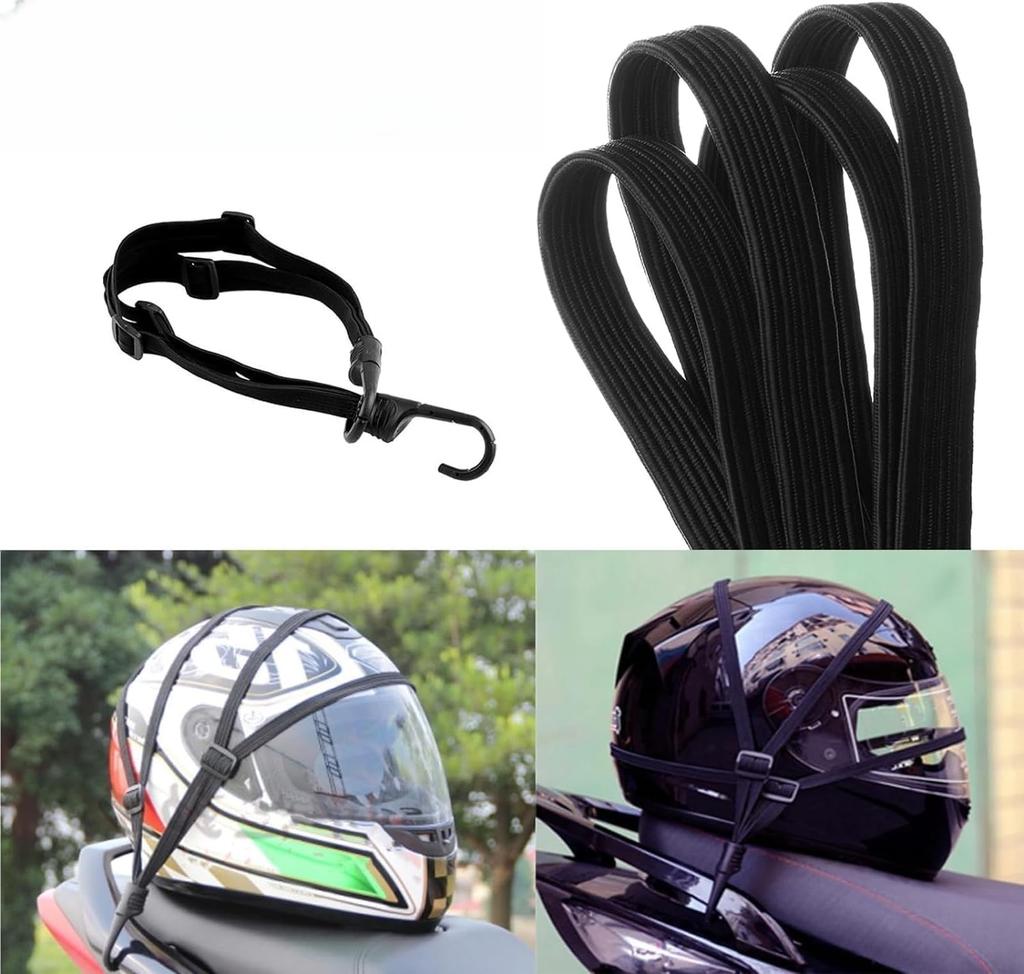 Туристическая сетка для велосипеда Сверхпрочный эластичный шнур Крюк для крепления груза Безопасность Мотоцикл (60см)