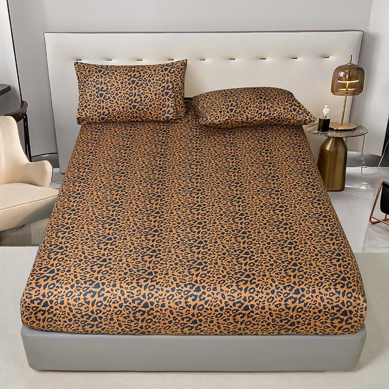 Двуспальная простыня на резинке с эластичной простыней, покрывало с синим цветочным принтом, одинарное/двуспальное/королевское постельное белье, реактивно напечатанное покрывало для матраса 180