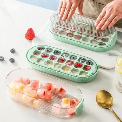 Форма для льда с крышкой, форма для приготовления льда, лоток для морозильной камеры, легко извлекаемый, кухонные аксессуары для напитков, виски, водки, текилы, коктейлей