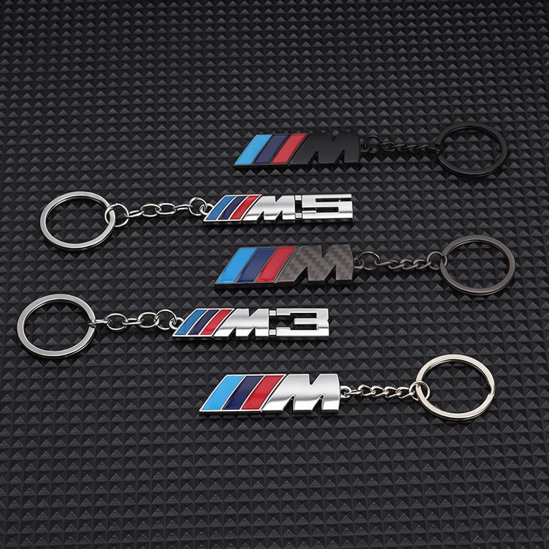 Metal M Logo Car Keychain Keyring For BMW X1 X2 X3 X4 X5 X6 F48 G80 E84 E83 G01 G11 G07 G86 Key Chain Buckle Pendant Accessories bzdn55