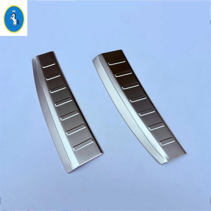 Stainless For Nissan Kicks 2025 2026 Car Rear Trunk Bumper Door Sill Plate Scuff Kick Panel Protection Cover Trim Accessories