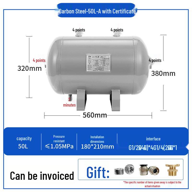 Compact Air Tanks 2L-60L - Ideal for Compressors and Vacuum Systems