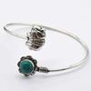 Turquoise Gemstone Ethnic Handmade Adjustable Bangle Jewelry 8 Gms BN 69