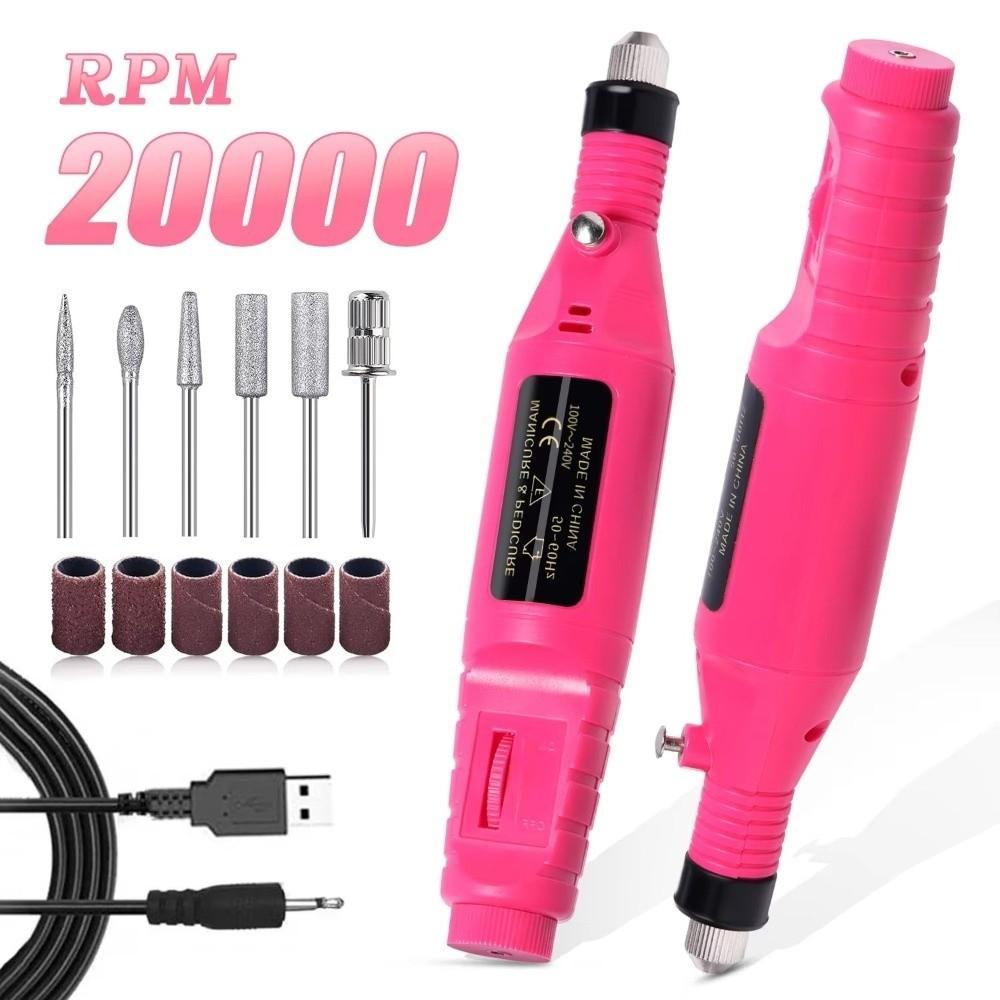High-Speed Electric Nail Drill Machine Portable Manicure Mill Equipment  Nail Art Tools