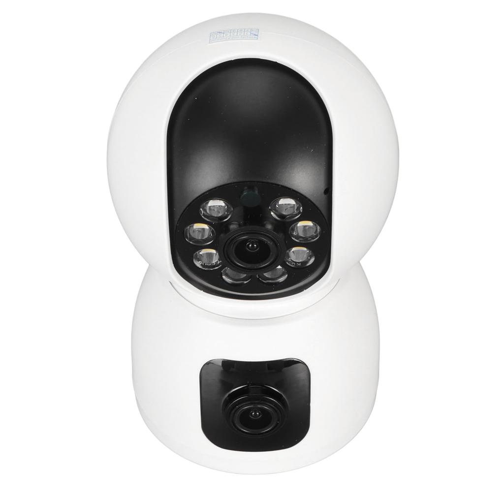 Indoor Camera Dual Lens 2K Full HD Night Vision Two Way Audio Motion Detection Indoor Security