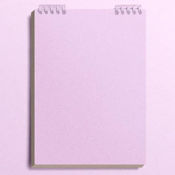 A5 60 Sheets Thick Notebook Spiral Binding Loose-leaf Notebooks with Lines Pages for Students School Office Stationery Supplies