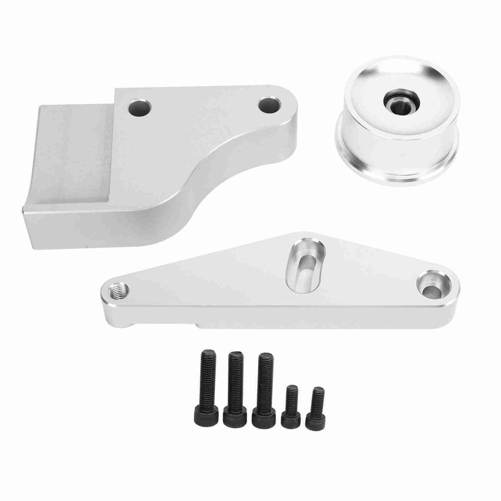 H22 Timing Belt Tensioner Adjustable Silver 304 Stainless Steel Replacement For Civic Si B18C B16 B18C1