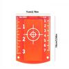 2Pcs Red/Green Line Beam Distance Plate Double Scale Magnetic Target Plate  For Line Lasers