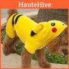 Очаровательный костюм питомца Pokemon Go с дизайном Пикачу с капюшоном для собак и кошек
