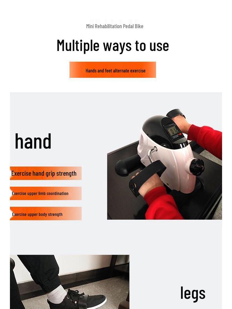 Реабилитационный велотренажер для пожилых людей после инсульта: Терапия кисти, ноги, верхней и нижней конечностей