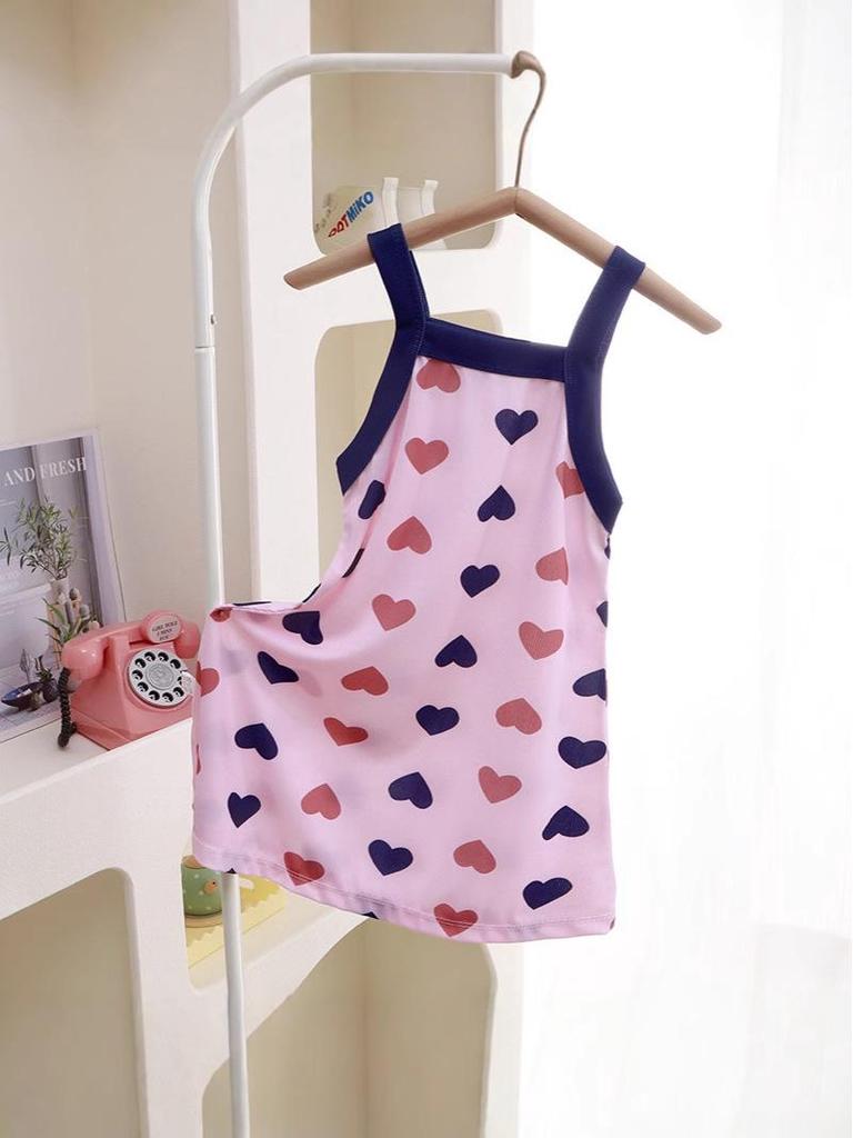 Милое клетчатое платье-халтер для девочек - Летний стиль без рукавов