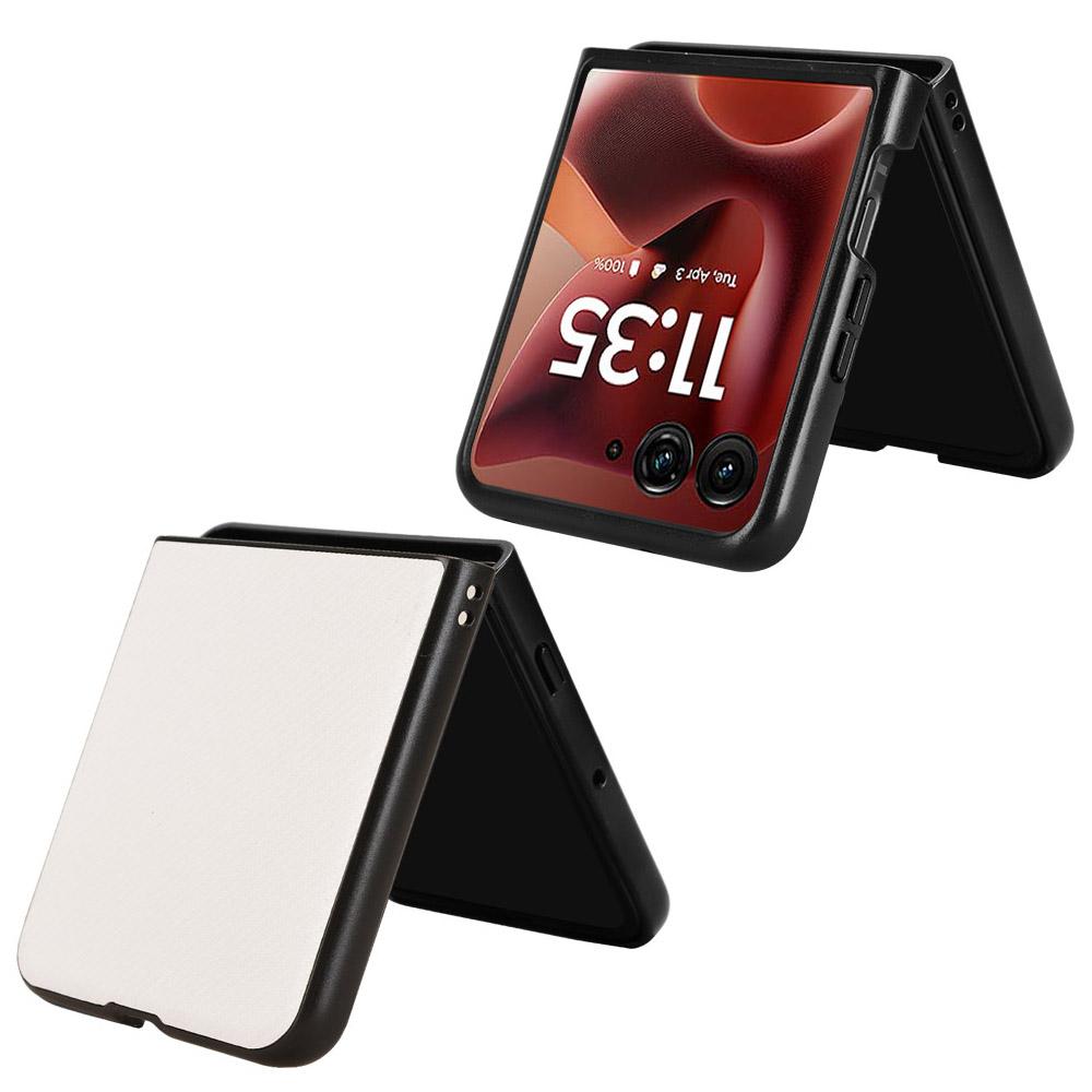 Для Motorola Razr 60 Ultra 5G Чехол Текстура углеродного волокна Противоударный PU+PC Чехол для телефона