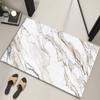 Marble Print Bathroom Mats Super Soft Absorbent Non-slip Toilet Foot Mat Bedroom Bedside Rug Indoor Doormat