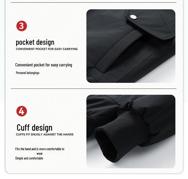 Men's Plus Size Lambskin & Cotton Winter Jacket (M-8XL) - Loose, Thick, Warm