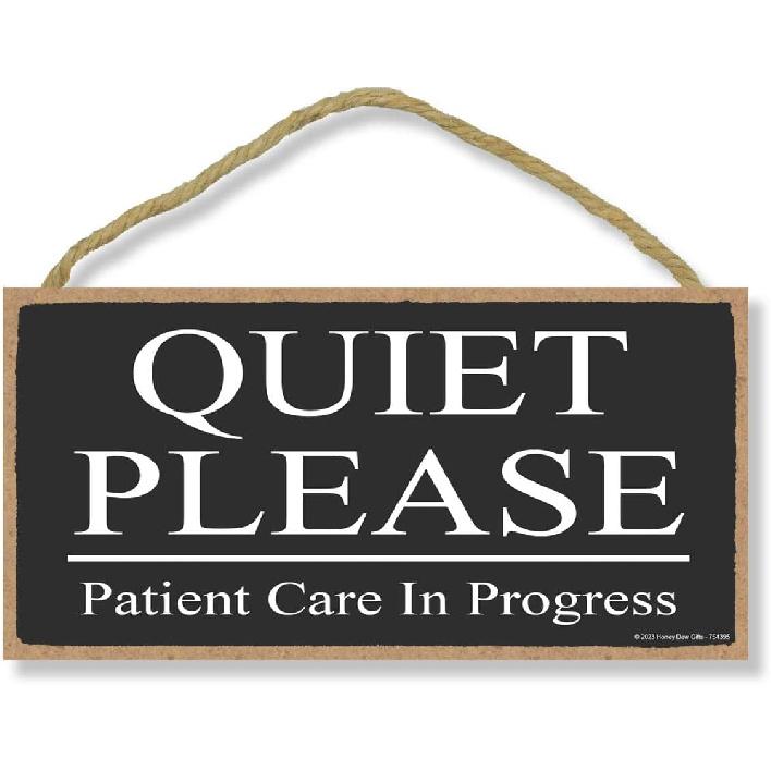 Honey Dew Gifts, Out of Office, Unavailable, In A Meeting, Away from Office Door Sign, Business Hanging Wood Sign, 10 Inch by 5 Inch, 76487