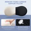 Memory Foam Breathable Lumbar Support Pillow for Car and Office Chairs