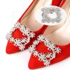 2 шт. Свадебные туфли невесты со стразами и кристаллами, клипсы для обуви, украшения для обуви, шармы-пряжки, ювелирные изделия