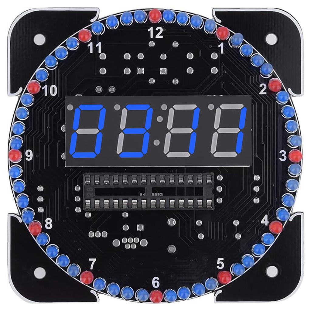 Набор для пайки цифровых часов с корпусом для батарейного отсека для научных проектов, DIY электроники, обучения и дома/офиса