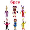 6-12 шт. Фигурки Модели Мультяшных Персонажей ПВХ Цифровой Цирк Аниме Фигурки Действия и Игрушки Для Детей Подарок на День Рождения