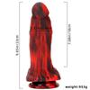 Жидкий силикон смешанного цвета, имитация большого фаллоимитатора, женский мастурбатор, анальная пробка для заднего двора, расширение анального фаллоса