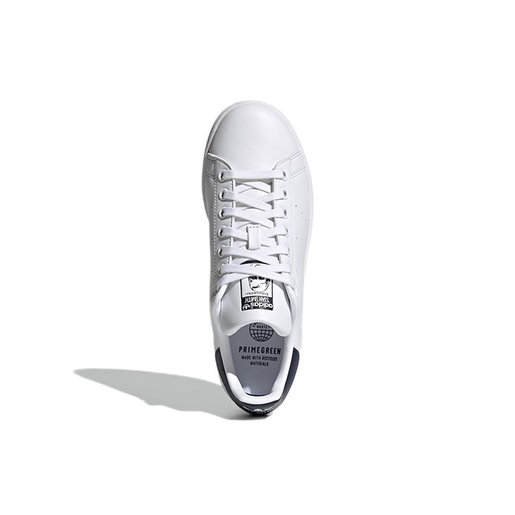 adidas Кроссовки Stan Smith Primegreen Белый Коллегиальный Синий Женские Облачно-Белый Обувь-Белый Q47224