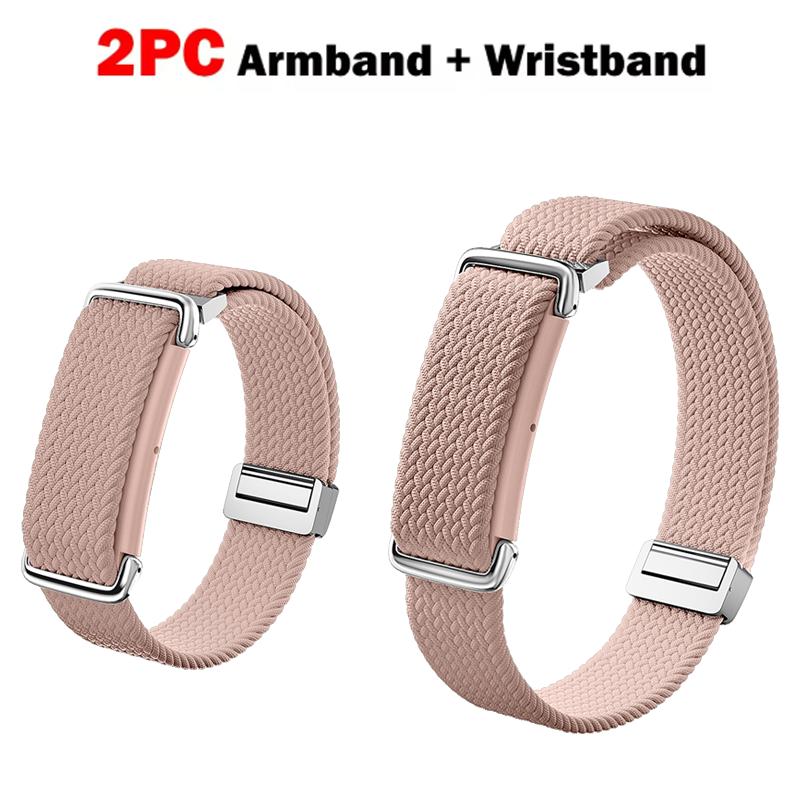 2 шт. Силиконовый+Нейлоновый ремешок Для Google Fitbit Air Регулируемый сменный браслет Для Fitbit Air Браслет Магнитная застежка