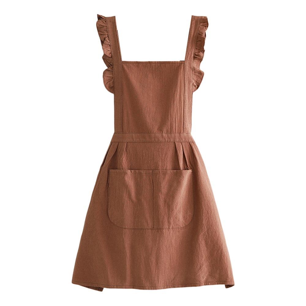Waterproof Kitchen Apron Wear-resistant Barista Apron New Cooking Aprons  Household