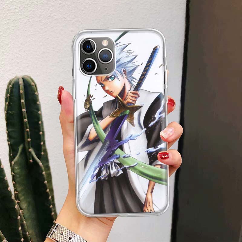 Bleach Хитсугая Тоширо Для iPhone 17 Air 16 15 14 Plus 13 Mini 12 11 Pro Max Чехол для телефона 16E 7 Печать 8 SE Fundas Чехол Мягкий C