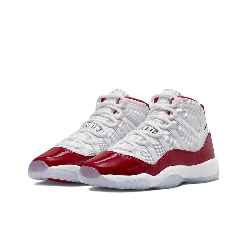 Кроссовки Air Jordan 11 Retro GS Cherry Kids Белый Черный Varsity-Red 378038-116